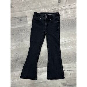 Girls GAP 70s Flare High-Rise Jeans‎ – Black Vintage-Inspired Denim